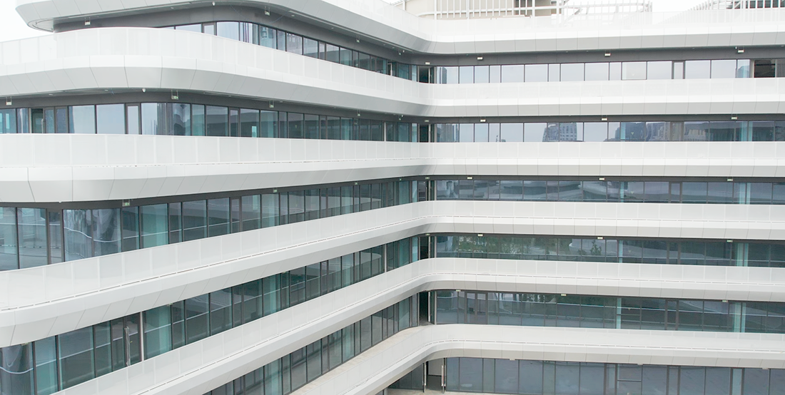 Energy saving building with LandVac vacuum glass