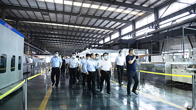 The Mayor of Luoyang Visited LandVac Vacuum Glass Production Base